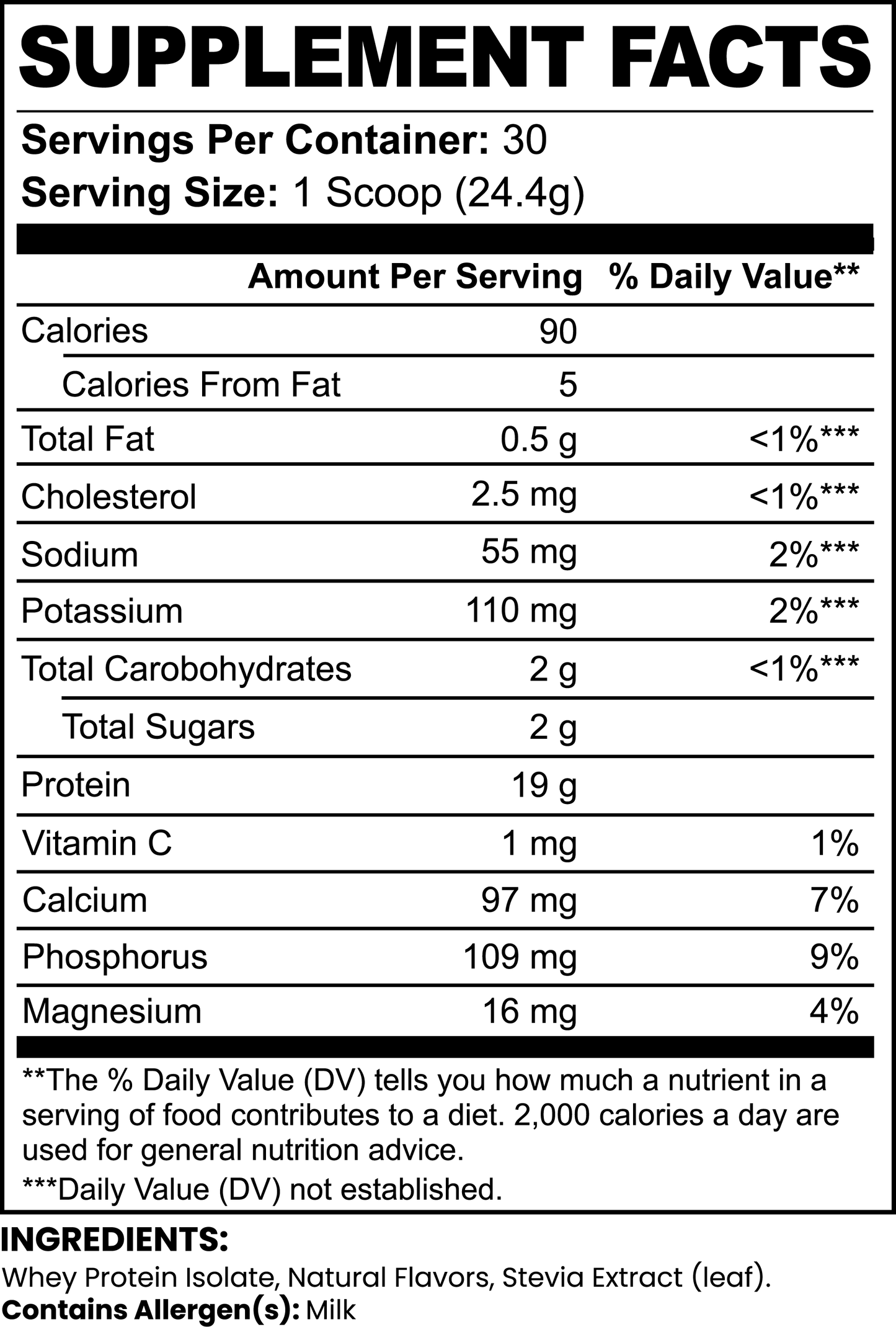 Whey Protein - Vanilla